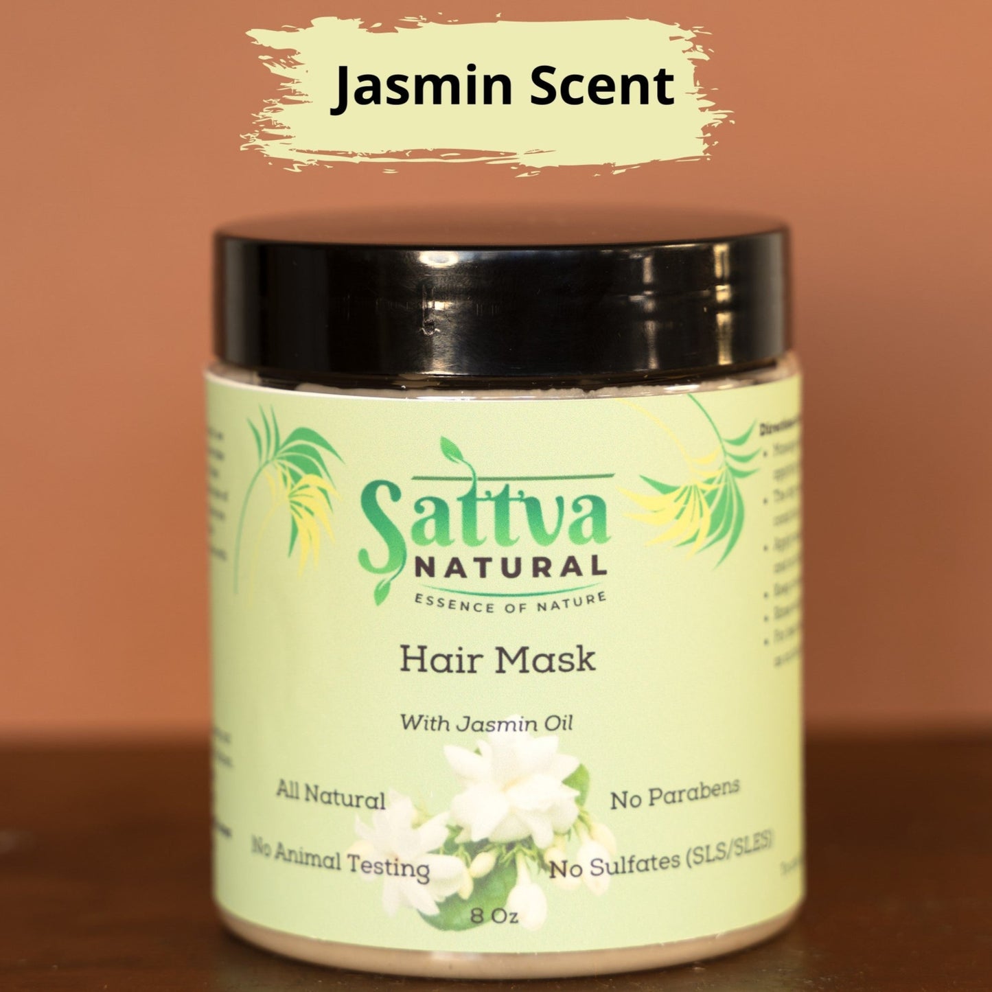 Deep Conditioner Hair Growth Mask for Curly Hair | Jasmin and Original Scent (Pack of 2 Jars of 8 Oz each)